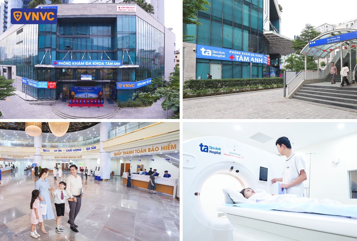 phòng khám đa khoa tâm anh cầu giấy khám tay chân miệng