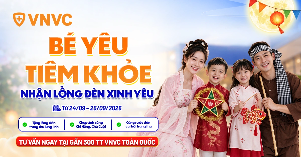 VNVC tặng lồng đèn Trung thu xinh xắn cho trẻ em toàn quốc
