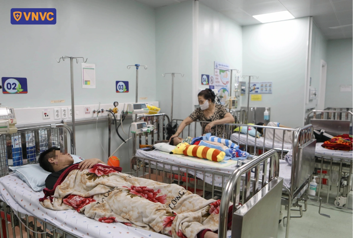 các bệnh nhân nằm viện
