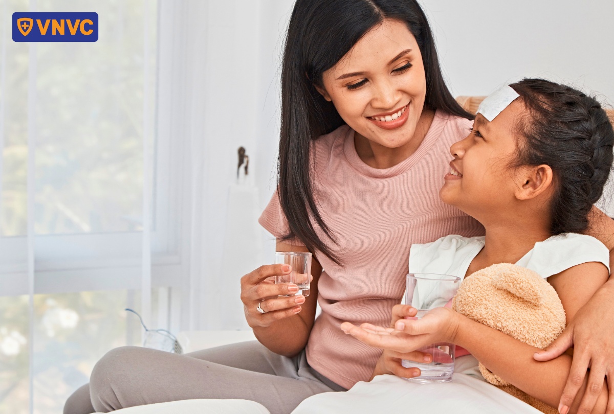 điều trị triệu chứng adenovirus tại nhà cho trẻ