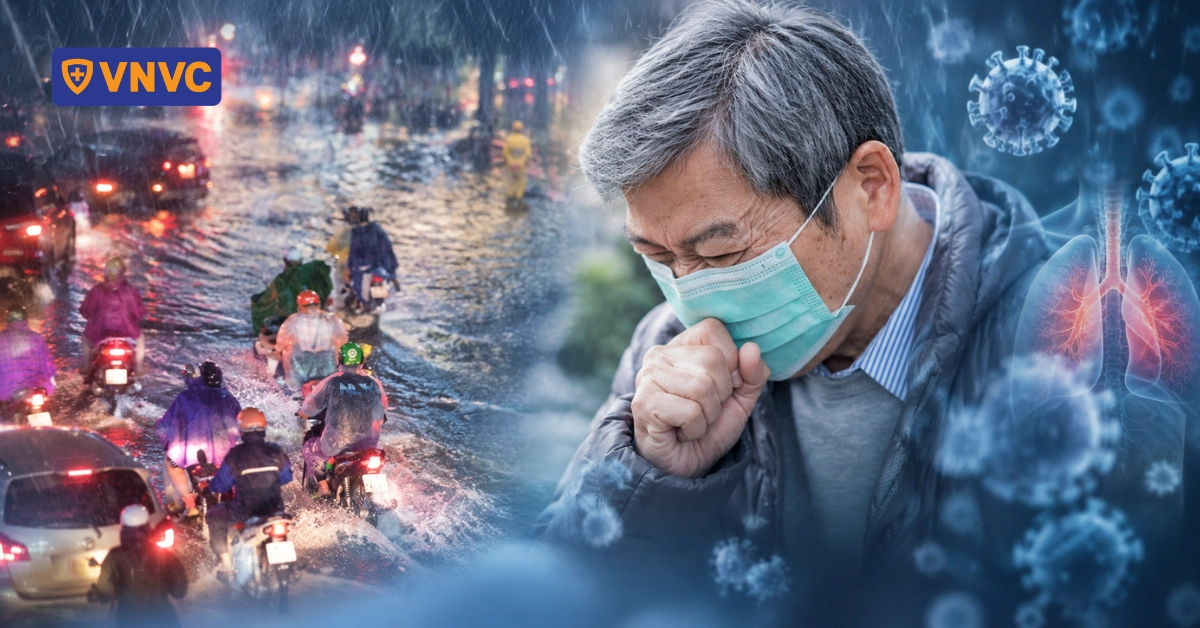 Mưa kéo dài, cúm vào mùa khiến người cao tuổi đối mặt nguy cơ biến chứng nặng