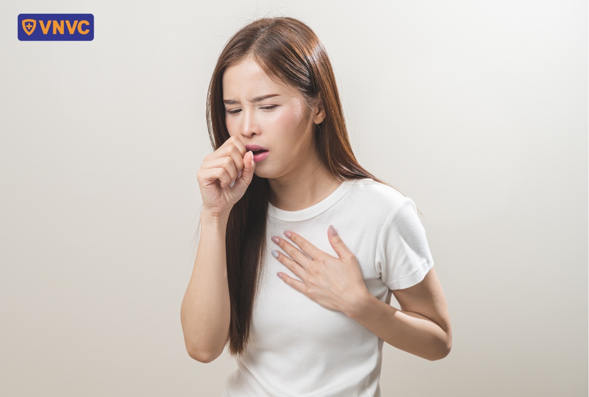 phụ nữ bị ho do cúm a
