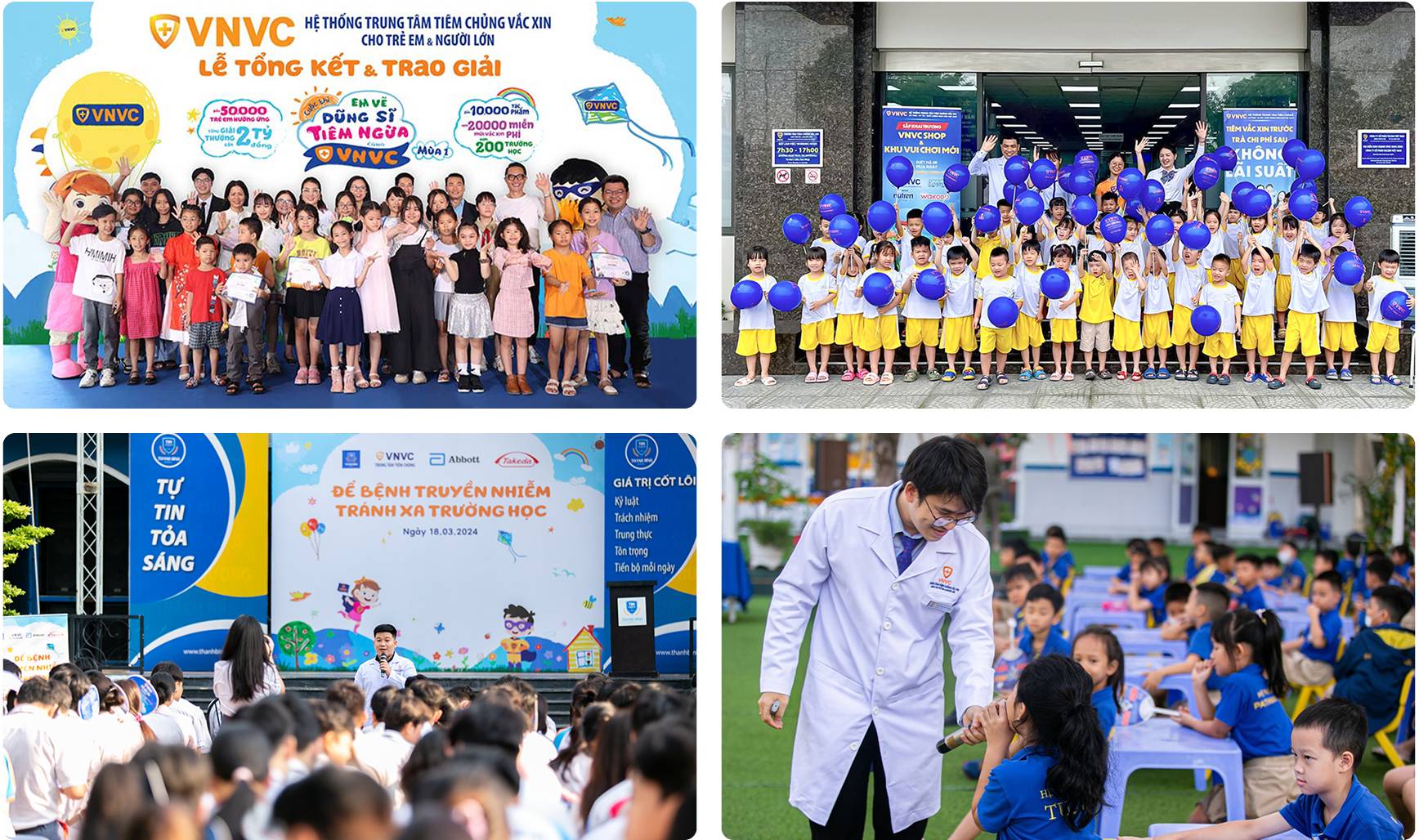 vnvc thường xuyên tổ chức các chương trình tư vấn giáo dục sức khỏe